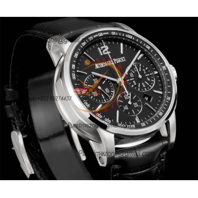 Code 11.59 26393 A4401 Automatic Chronograph Mens Watch APF Best Edition 41 Black Dial Leather Strap CHS