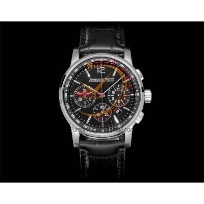 Code 11.59 26393 A4401 Automatic Chronograph Mens Watch APF Best Edition 41 Black Dial Leather Strap CHS