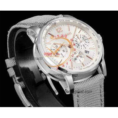 Code 11.59 26393 A4401 Automatic Chronograph Mens Watch APF Best Edition 41 Silver Dial Nylon Strap CHS