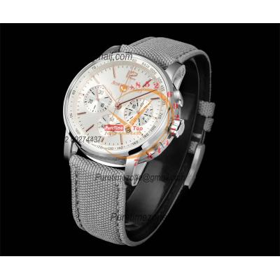 Code 11.59 26393 A4401 Automatic Chronograph Mens Watch APF Best Edition 41 Silver Dial Nylon Strap CHS