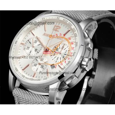 Code 11.59 26393 A4401 Automatic Chronograph Mens Watch APF Best Edition 41 Silver Dial Nylon Strap CHS