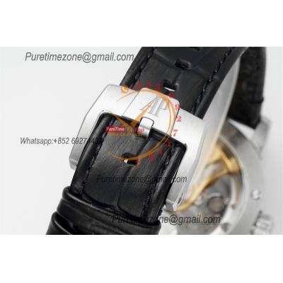 Code 11.59 15210BC SA4302 Automatic Mens Watch APSF Best Edition Steel Case Black Dial Leather Strap CHS