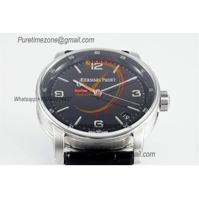 Code 11.59 15210BC SA4302 Automatic Mens Watch APSF Best Edition Steel Case Black Dial Leather Strap CHS