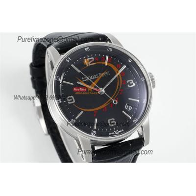 Code 11.59 15210BC SA4302 Automatic Mens Watch APSF Best Edition Steel Case Black Dial Leather Strap CHS