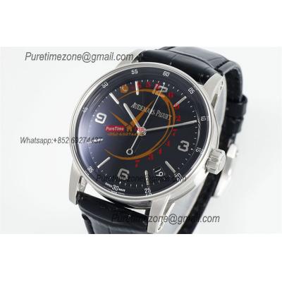 Code 11.59 15210BC SA4302 Automatic Mens Watch APSF Best Edition Steel Case Black Dial Leather Strap CHS