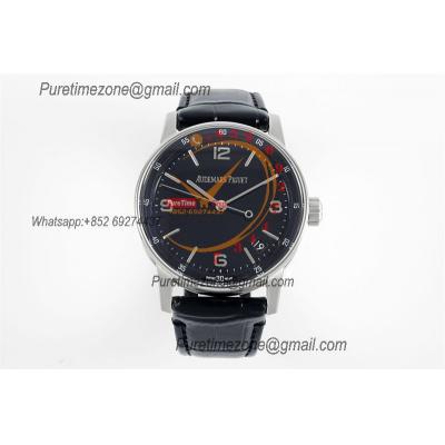 Code 11.59 15210BC SA4302 Automatic Mens Watch APSF Best Edition Steel Case Black Dial Leather Strap CHS