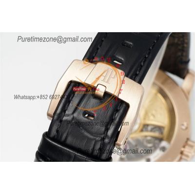 Code 11.59 15210BC SA4302 Automatic Mens Watch APSF Best Edition RG Black Dial Leather Strap CHS