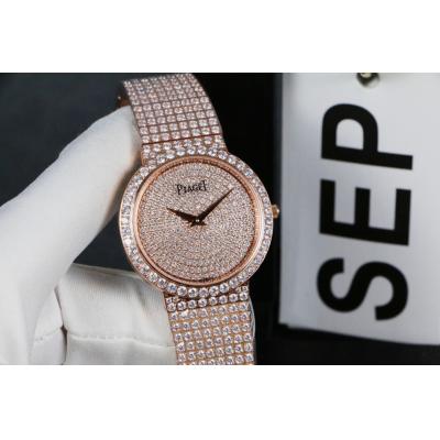 Replica PIGUET Womans Watch Imported Quartz MovementDiamond Bezel Diamond Dail PIG-E14B